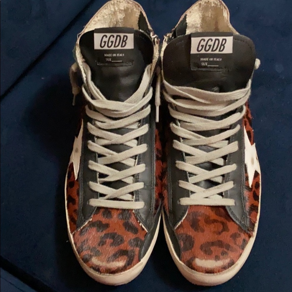 Golden goose pony hair sneaker